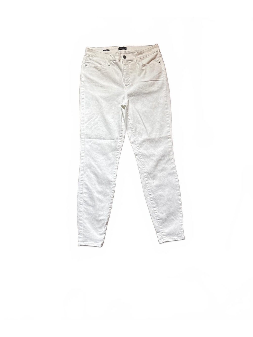 Coastal Talbots White Jeggings Skinny Jeans Stretch Women's Size 8 Clean Preppy